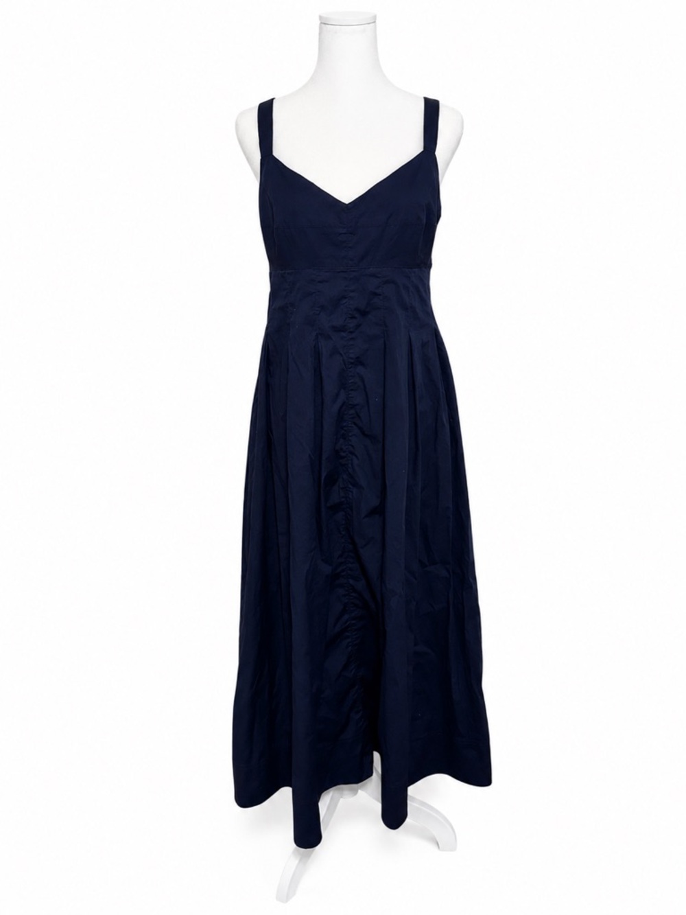 Jason Wu Open Back Poplin Cotton Midi Maxi Dress Size Medium